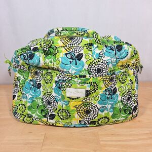 Vera Bradley Limes Up Duffel Tote Overnight Traveler Luggage Quilted Bag